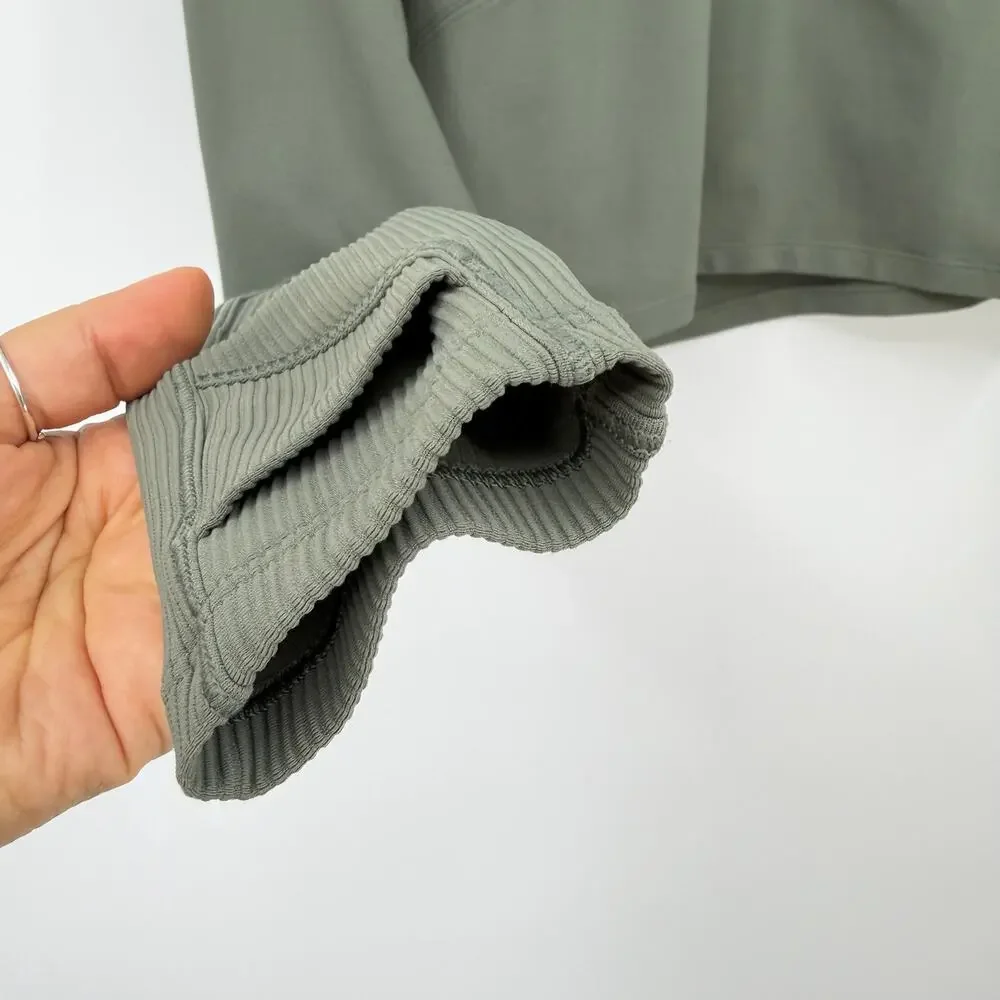 Lululemon | It's Rulu Long Sleeve Half Zip in Willow Leaf Green Running S